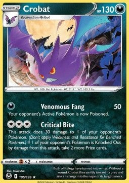 Silver Tempest 105/195 Crobat (Holo)