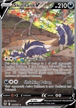 Silver Tempest 181/195 Skuntank V (Full Art)