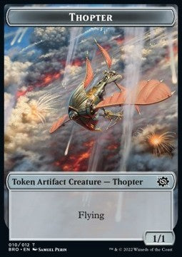Myr 010/013 Thopter 010/012 The Brothers War Commander Token
