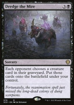 Starter Commander Deck 2022 076 Dredge the Mire