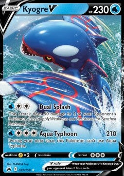 Crown Zenith 037/159 Kyogre V