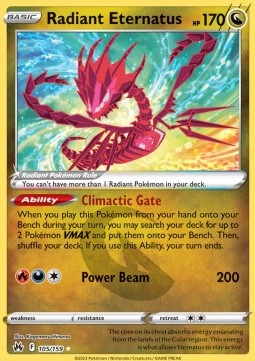 Crown Zenith 105/159 Radiant Eternatus