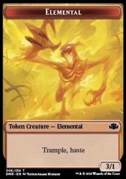 Elemental 006/014 Insect 010/014 Dominaria Remastered Token (Foil)
