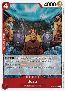 Paramount War OP02-008 Jozu (Foil)
