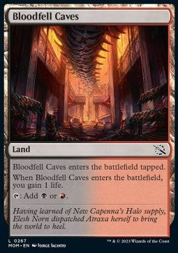 March of the Machine 0267 Bloodfell Caves (Foil)