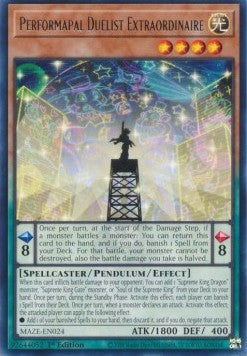Performapal Duelist Etraordinaire (Rare)(MAZE-EN024)
