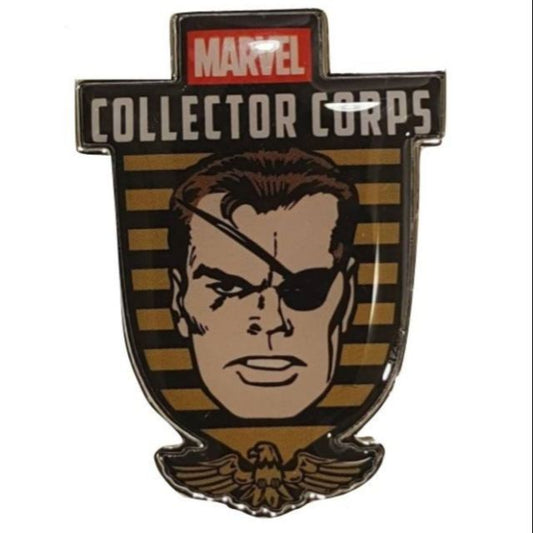 Nick Fury Marvel Pin Badge (KM)