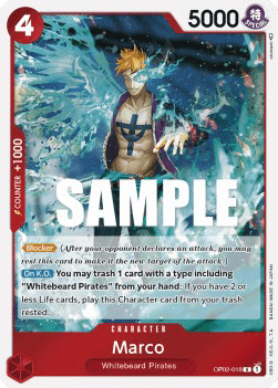 Paramount War OP02-018 Marco (Foil)