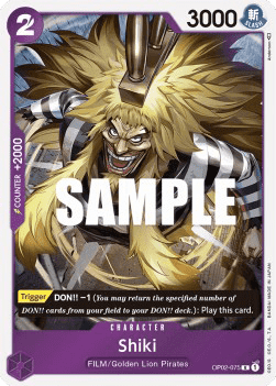 Paramount War OP02-075 Shiki (Foil)