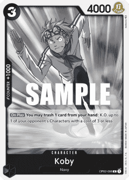Paramount War OP02-098 Koby (Foil)