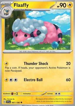 Scarlet & Violet 067/198 Flaaffy (Reverse Holo)