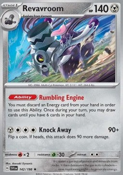 Scarlet & Violet 142/198 Revavroom (Reverse Holo)