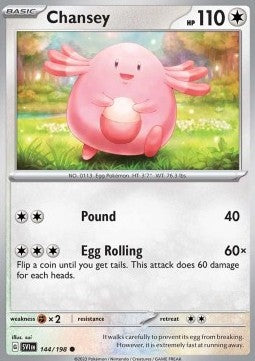 Scarlet & Violet 144/198 Chansey (Reverse Holo)