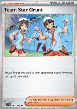 Scarlet & Violet 195/198 Team Star Grunt
