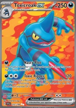 Scarlet & Violet 232/198 Toxicroak ex