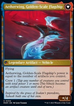 March of the Machine 0234 Invasion of Kaladesh/Aetherwing, Golden-Scale Flagship