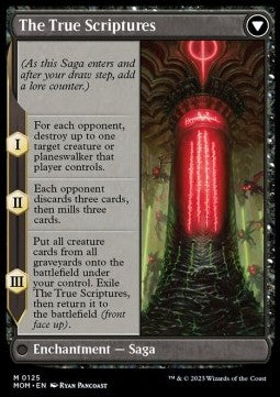 March of the Machine 0125 Sheoldred//The True Scriptures (Foil)