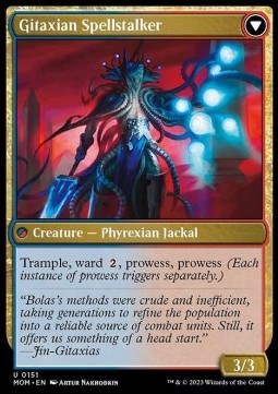 March of the Machine 0151 Khenra Spellspear/Gitaxian Spellstalker