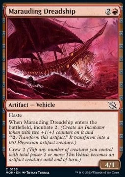 March of the Machine 0153 Marauding Dreadship (Foil)