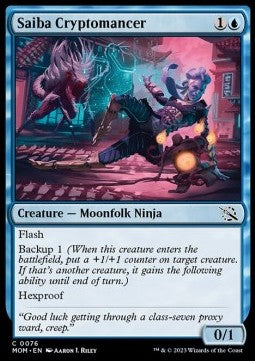 March of the Machine 0076 Saiba Cryptomancer (Foil)