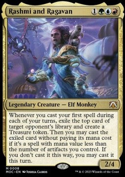 March of the Machine Commander 0008 Rashmi and Ragavan (Foil)