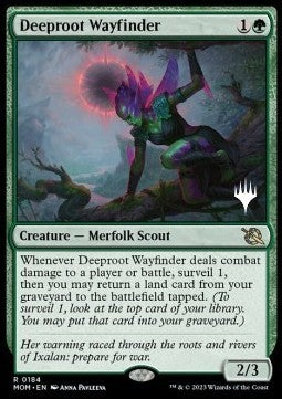 March of the Machine 0184 Deeproot Wayfinder (Silver Stamped)