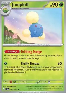 Paldea Evolved 003/193 Jumpluff (Holo)