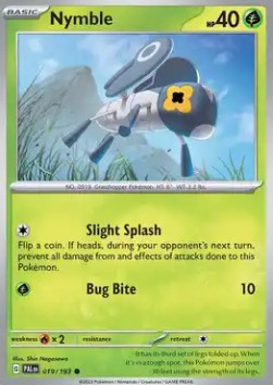 Paldea Evolved 019/193 Nymble (Reverse Holo)