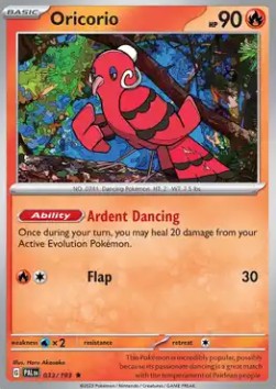 Paldea Evolved 033/193 Oricorio (Holo)
