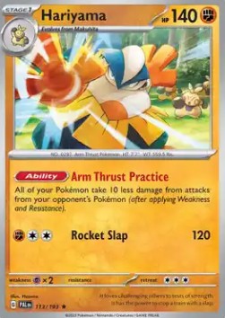 Paldea Evolved 113/193 Hariyama (Holo)