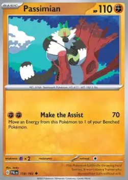 Paldea Evolved 118/193 Passimian (Reverse Holo)