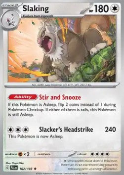 Paldea Evolved 162/193 Slaking (Holo)