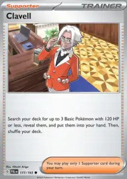 Paldea Evolved 177/193 Clavell (Reverse Holo)