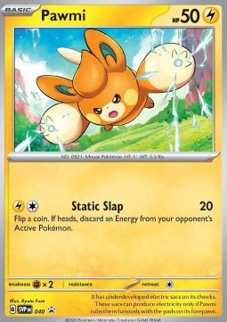 Scarlet & Violet Promo SVP040 Pawmi (Promo Holo)