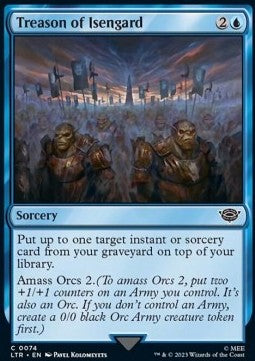 LOTR Tales of Middle Earth 0074 Treason of Isengard (Foil)