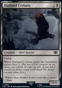 LOTR Tales of Middle Earth 0082 Dunland Crebain (Foil)