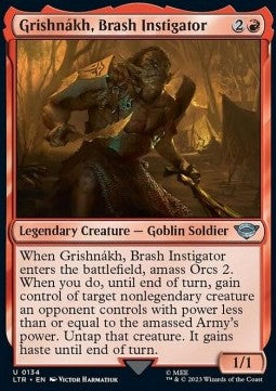LOTR Tales of Middle Earth 0134 Grishnakh, Brash Instigator (Foil)