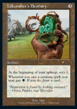 Magic the Gathering Promo 1 Lifecrafter's Bestiary (CMDR Party)(Foil Promo)
