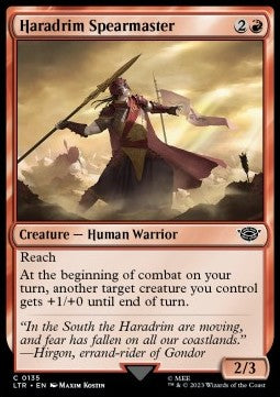 LOTR Tales of Middle Earth 0135 Haradrim Spearmaster (Foil)