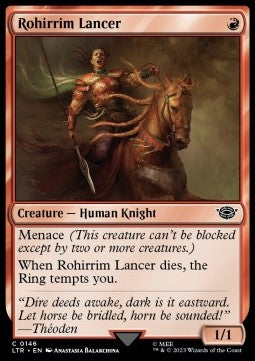 LOTR Tales of Middle Earth 0146 Rohirrim Lancer (Foil)