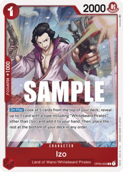 Pillars of Strength OP03-003 Izo (Foil)