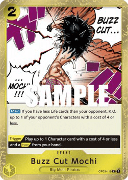 Carrying on his Will OP13-119 Buzz Cut Mochi (Foil)
