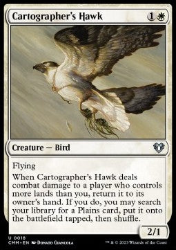 Commander Masters 0018 Cartographer's Hawk