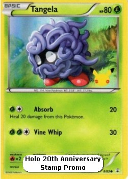 Generations 08/83 Tangela (20th Anniversary Holo)