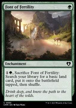 Commander Masters 0895 Font of Fertility