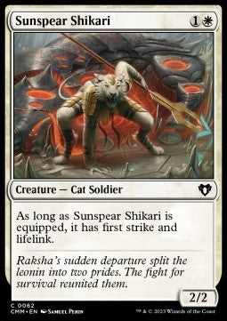 Commander Masters 0062 Sunspaer Shikari