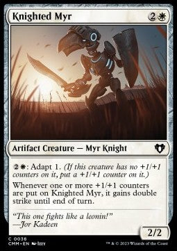 Commander Masters 0036 Knighted Myr