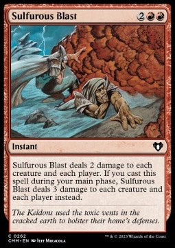 Commander Masters 0262 Sulfurous Blast