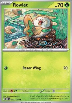 Obsidian Flames 013/197 Rowlet