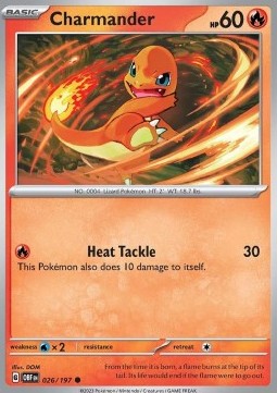 Obsidian Flames 026/197 Charmander (Reverse Holo)
